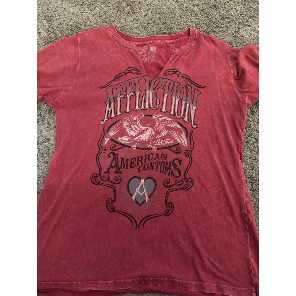 Affliction womens tops Xlarge Lot Of 5 Short Sleeved The Buckle - Picture 5 of 8